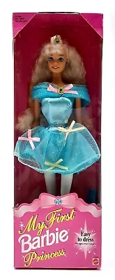 Buy 1994 My First Princess Barbie Doll / Blue Dress / Mattel 13064, NrfB • 50.48£