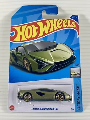 Buy HOT WHEELS 2022 Lamborghini Sian FKP 37 *85/250 Factory Fresh *1/10 HCT08 New • 10.95£