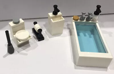 Buy Bath - Bathroom Bathtub Toilet Sink Accessories | All Parts Used  LEGO Moc • 9£