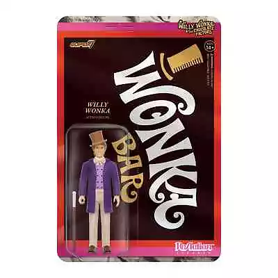 Buy Willy Wonka - Super 7 ReAction - Acrylic Display Case - Action Figure - MOC • 14.99£