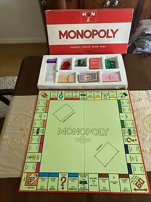 Buy Vtg Monopoly Board Game Waddingtons Vintage 1972 Red White Box Boxed Original  • 15£