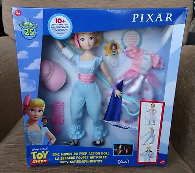 Buy Mattel Disney Pixar Toy Story 25th 1995-2020 Epic Moves Bo Peep Doll Lamp Life • 70£
