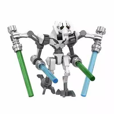 Buy New Star Wars General Grievous LEGO Minifigure Custom Replica With Lightsabers • 6.28£