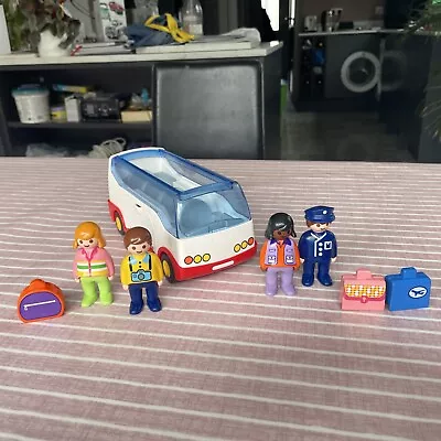 Buy Playmobil 123 Airport Shuttle Bus No. 6773 Pre School Incomplete • 4.99£