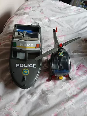 Buy Playmobil Police Boat And Helicopter • 0.99£