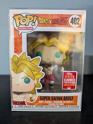 Buy Super Saiyan Broly #402 Dragon Ball Z SDCC 2018 Funko Pop W Protector • 57.50£