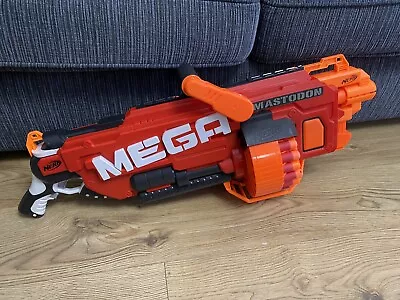 Buy Nerf MEGA Mastodon Huge Blaster Discontinued Fully Loaded With Ammo • 26.97£