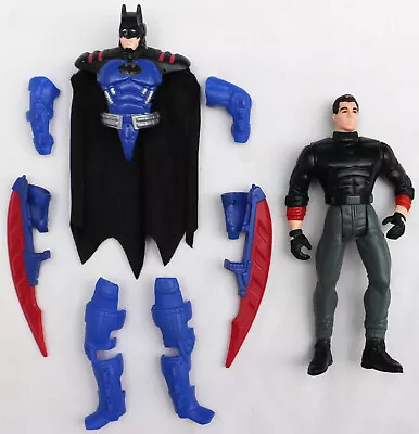 Buy Batman Forever Transforming BRUCE WAYNE 5  DC Kenner Figure Armour COMPLETE 1995 • 13.99£