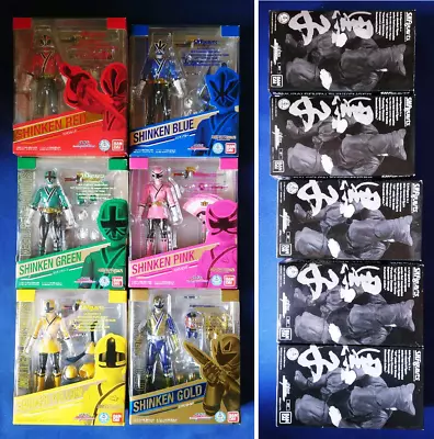 Buy Bandai S.H.Figuarts Samurai Sentai Shinkenger 6 Bodies & Kuroko 5 Bodies Set • 367.74£