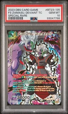 Buy PSA 10 Fused Zamasu Deviant Tenacity BT23-125 Dragon Ball Perfect Combination  • 35.40£