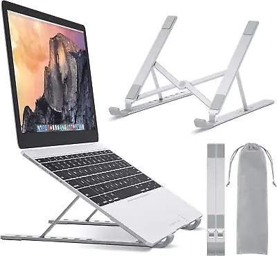Buy BONTEC Portable Laptop Stands For 10-17.3 Inch Laptops Tablet, 7 Levels Height • 19.99£