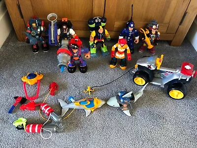 Buy Fisher Price Rescue Heroes Bundle Of Figures And Accessories Lot 2 • 10£