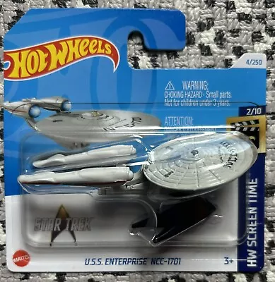 Buy Hot Wheels 2024 NEW RELEASE - Star Trek U.S.S. Enterprise NCC-1701 = Screen Time • 6.99£