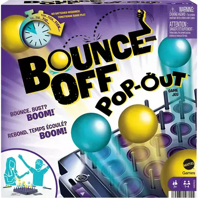 Buy Bounce-Off Pop-Out Game For Kids & Adults, Balls Go Flying W No Batteries Needed • 18.63£