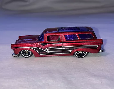 Buy Hot Wheels Ford 8 Crate Red 1955 -1957 Ranch Station Wagon Loose Used See Photos • 4.50£