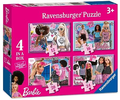 Buy Ravensburger 3174 Barbie Jigsaw Puzzles For Kids Age 3 Years Up-4 In A Box (12,  • 8.27£
