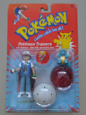 Buy Hasbro 1999 Pokemon Trainers: Ash & Squirtle Figure (Sealed/unopened) RARE! • 119.99£