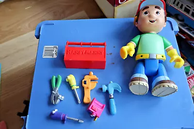 Buy 2007 Mattel Disney Handy Manny Talking Action Doll With Toolbox &all 6 Tools • 14.95£