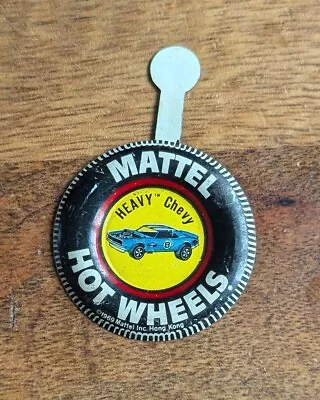 Buy Vintage Hot Wheels Redline Badge 1969 Heavy Chevy Button • 1.75£