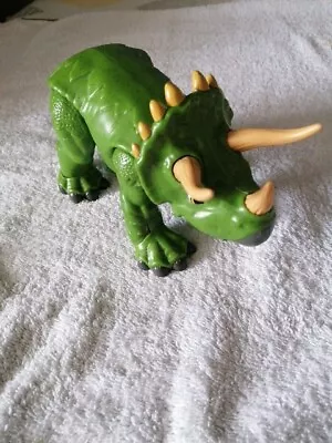 Buy Fisher Price 2011 Hasbro Imaginext Green Triceratops Dinosaur Toy  • 15£