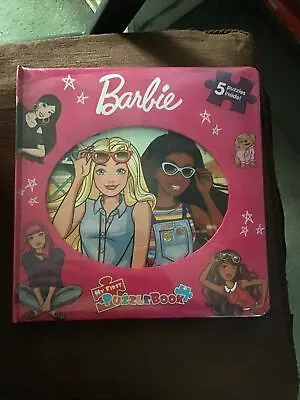 Buy Kids Barbie My First Jigsaw Puzzle Book 5 In Total Birthday Christmas • 5.99£