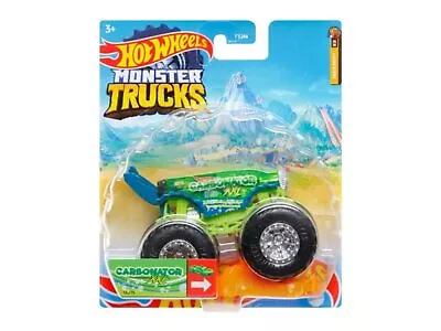 Buy Hot Wheels Monster Trucks Snack Pack 6/6 Carbonator XXL Vehicle 56/75 1:64 Scale • 10.99£