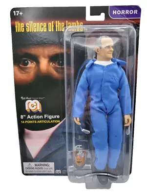 Buy New Horror The Silence Of The Lambs Hannibal Lecter Mego 8  Figure With Mask • 19.95£