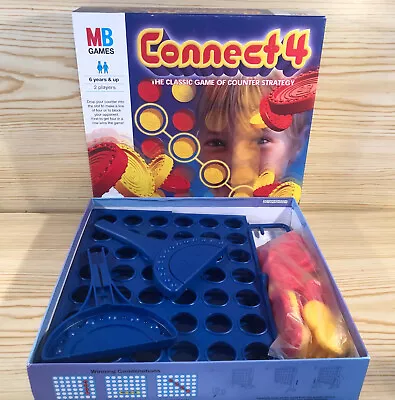 Buy Connect 4 MB Games Hasbro Vintage Retro Board Game - Complete 1999 Kid's Adults • 11.95£