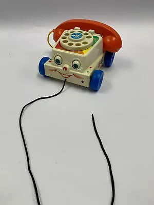 Buy 2009 Fisher Price Chatter Phone Toy Telephone Mattel Pull Along A45 • 6.95£