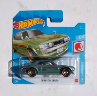 Buy 1/64 Hot Wheels '70 Toyota Celica Green Short Card • 2.79£