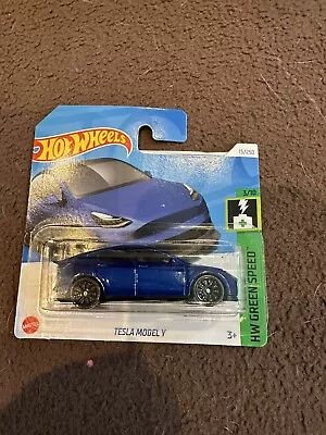 Buy Hot Wheels Tesla Model Y HW Green Speed (3/10) (15/250) • 2.99£