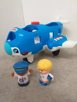 Buy Fisher Price- Little People Travel Together Airplane Pilot Cabin Crew  (H12) • 6.99£