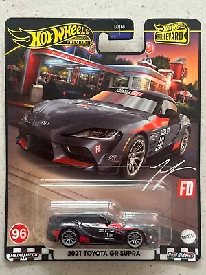 Buy 2024 Hot Wheels Boulevard 96 2021 TOYOTA GR SUPRA With Protector Car Culture • 19.99£