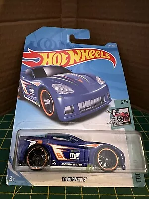 Buy Hot Wheels Corvette C6 56/365 Long Card (Tooned) • 4.49£