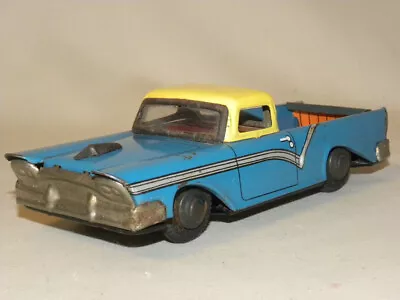 Buy Vintage Tin Toy Friction Car Japan Car Ford Pick Up Bandai Antique Tole Toy • 50.58£