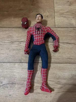 Buy Super Rare 12” Spider-Man 2 Tobey Maguire Super Poseable Spider-Man ToyBiz 2004 • 49.99£