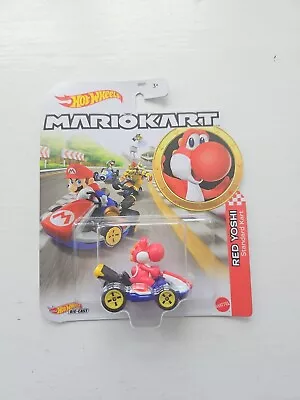 Buy Hot Wheels Mario Red Yoshi Kart Standard Die Cast Mattel FAST DISPATCH  • 17.50£