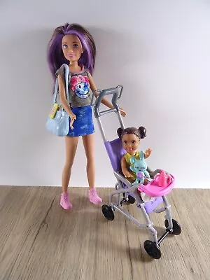 Buy Barbie Babysitter Inc. Play Set Skipper & AA Neighborhood Child Mattel (14940) • 17.15£