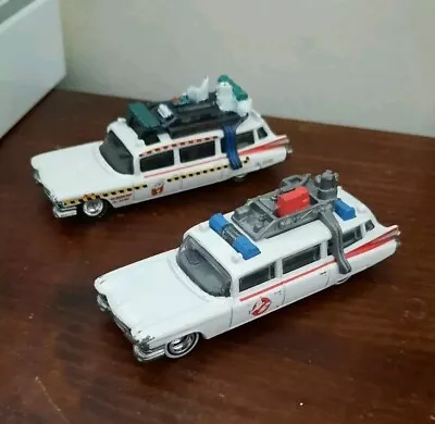 Buy Hot Wheels Ghostbusters Die Cast Vehicles Ecto-1 and Ecto-1A. • 10.50£