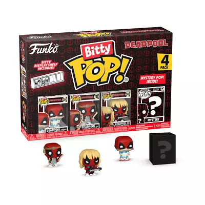 Buy Funko Bitty POP! Deadpool (Sleepover) Marvel 4-pack Vinyl Figures New • 15.99£