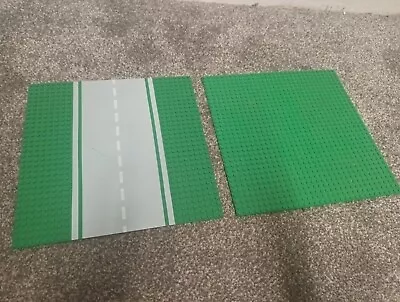 Buy Lego 2 32 X 32 Stud Thin Base Plates Green + Road Used (tb16) • 17.99£