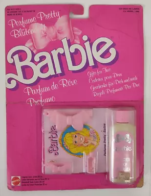 Buy Barbie Mattel 5537 Perfume Pretty Gift For Two Fragrant Body Lotion Blister 1987 • 23.82£