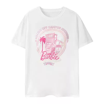 Buy Barbie Womens/Ladies Malibu Off Campus Housing Short-Sleeved T-Shirt NS7502 • 17.19£