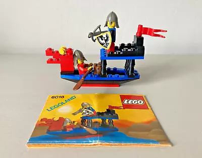 Buy Vintage LEGO 6018 Castle Black Knights Battle Dragon 100% Complete + Instruction • 13£
