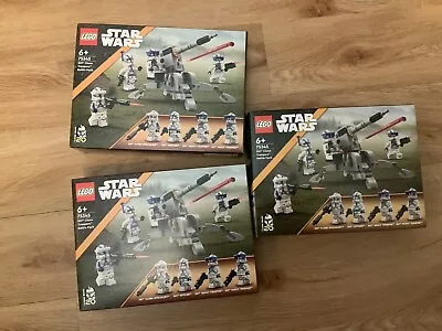 Buy 3 X Lego Star Wars 501st Clone Troopers Battle Pack - 75345 - Brand New & Sealed • 44.95£
