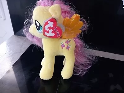 Buy My Little Pony Fluttershy Ty Beanie 6inch Plush • 14£