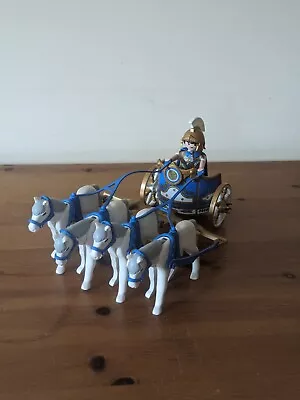 Buy Playmobil 4274 Roman Legion Commander With 4 Horse Chariot • 14.99£