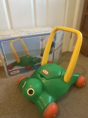 Buy Fisher Price Vintage Turtle Baby Walker Outdoor Toy • 35£