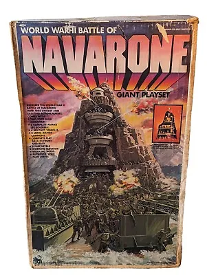 Buy Vintage 1981 Mego Corp World War 2 Battle Navarone Giant Play Set W/Original Box • 279.57£