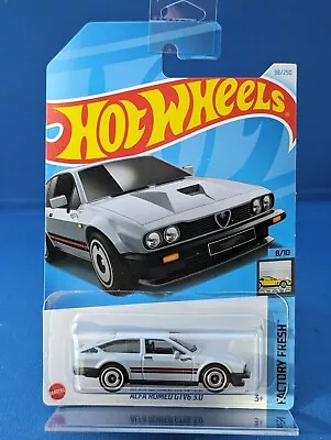 Buy Hot Wheels ALFA ROMEO GTV6 3.0 FACTORY FRESH US CARD D CASE 2024 • 3.29£